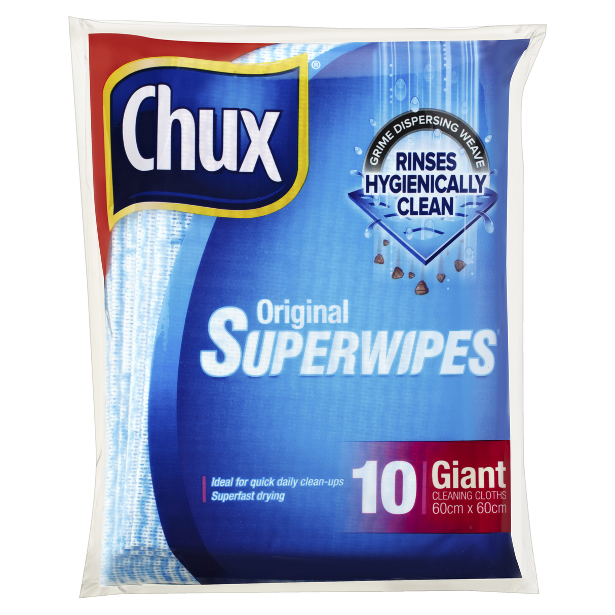 Chux Original Superwipes Giant 10 Pack