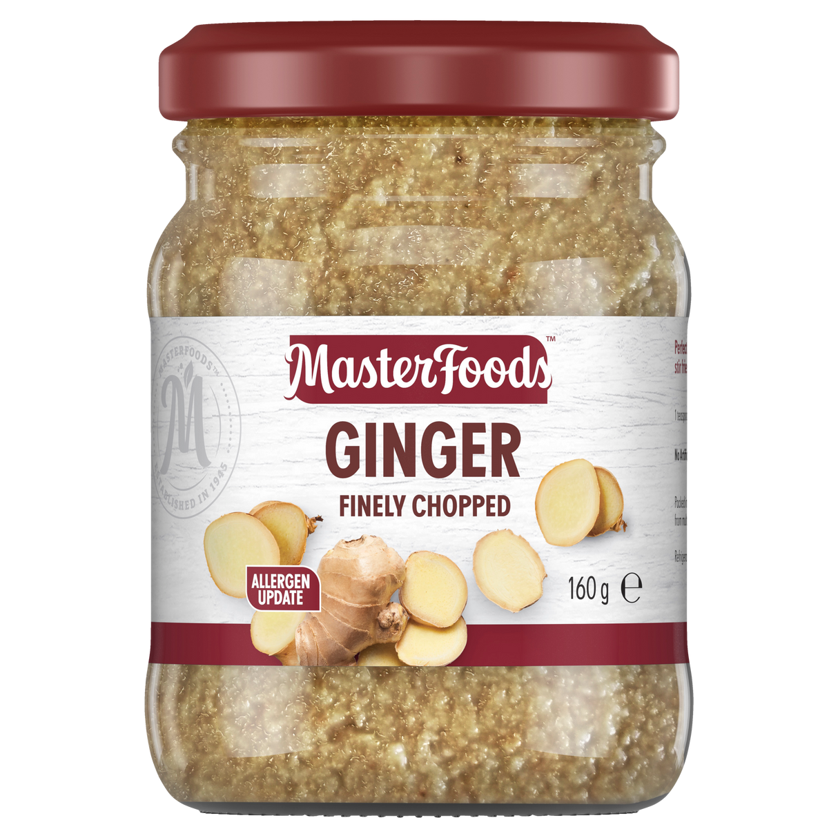 MasterFoods Finely Chopped Ginger 160g