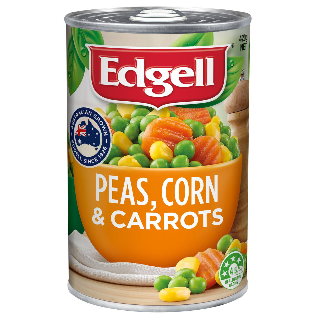 Edgell Peas Corn & Carrots 420g