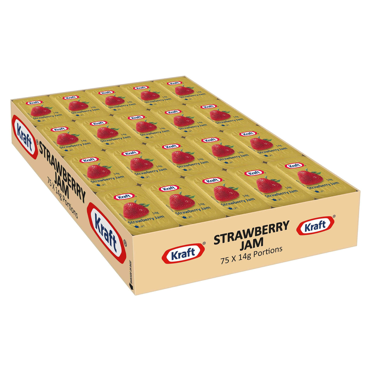 Kraft Strawberry Jam Portion 75x14g