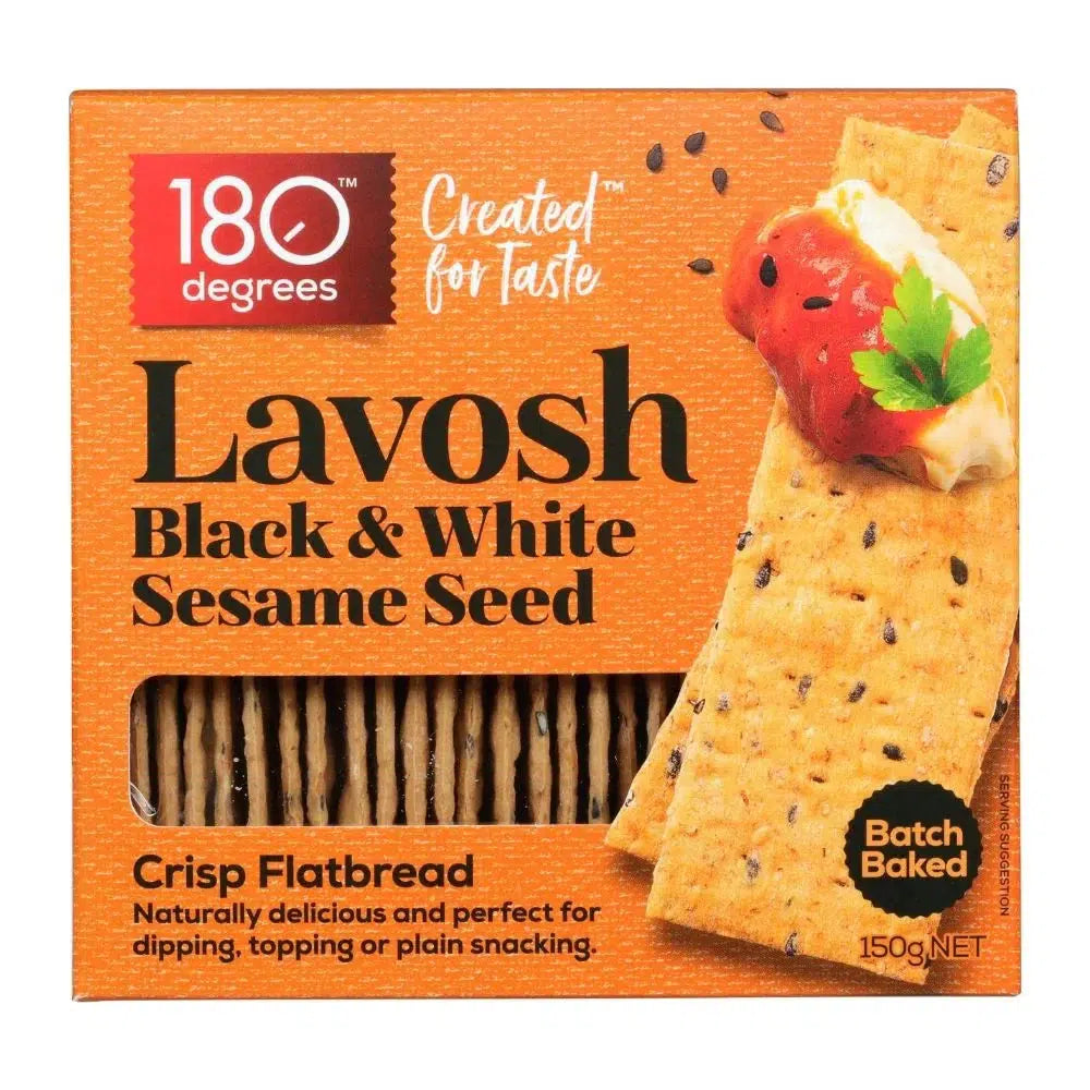 180 Degrees Lavosh Black & White Sesame 150g