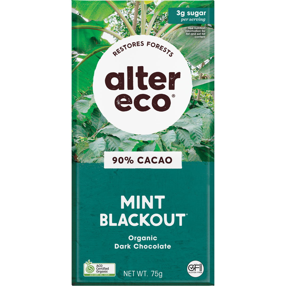 Product image of Alter Eco Super Dark Mint 75g