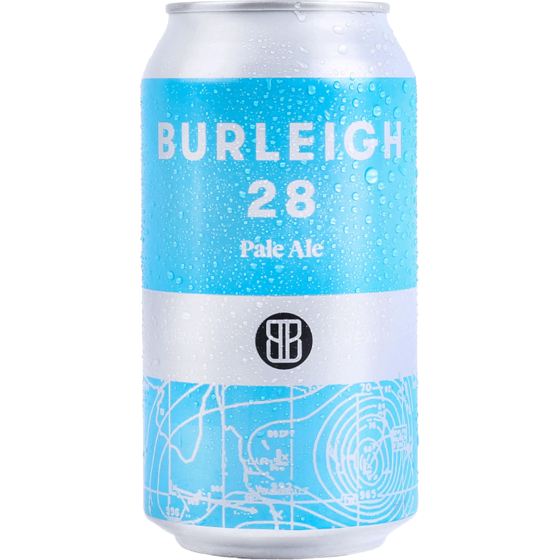 Burleigh 28 Pale Ale Cans 16x375ml product image.