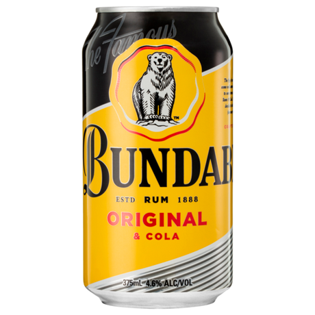 Bundaberg Original & Cola Cans 24x375ml product image.
