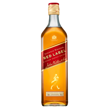 Johnnie Walker Red Label Blended Scotch Whisky 700ml product image.
