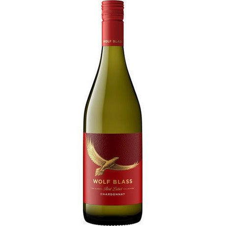 Wolf Blass Red Label Chardonnay 6x750ml product image.