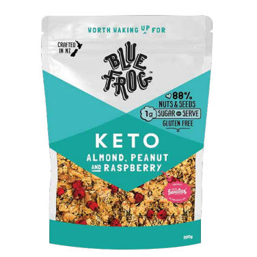 Product image of Blue Frog Keto Almond, Peanut & Raspberry 300g
