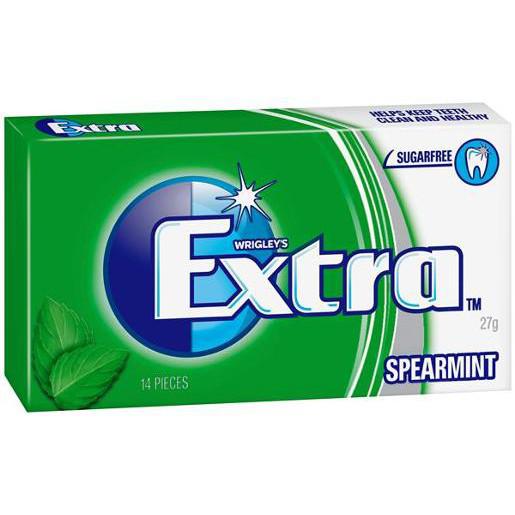 Extra Spearmint Envelope Pack Gum 27g