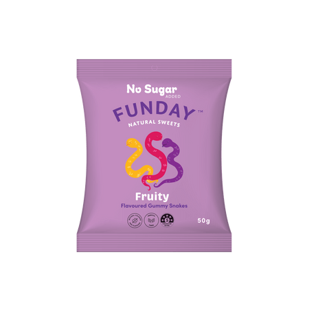 Product image of Funday Fruity Gummy Snakes 50g