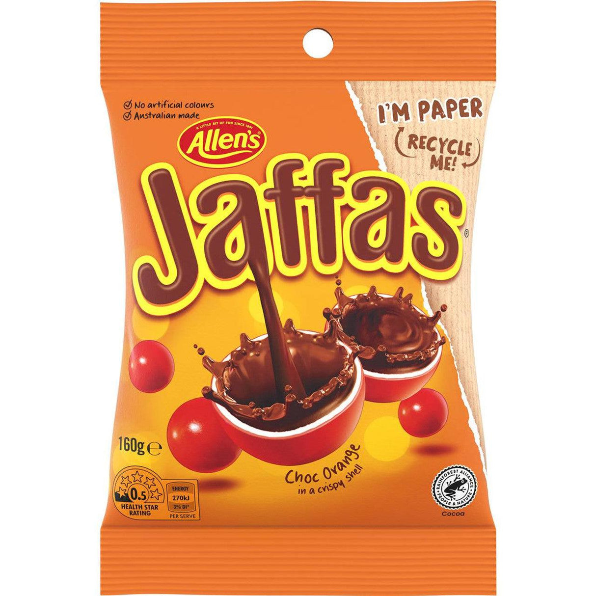 Allen's Jaffas Bag 160g