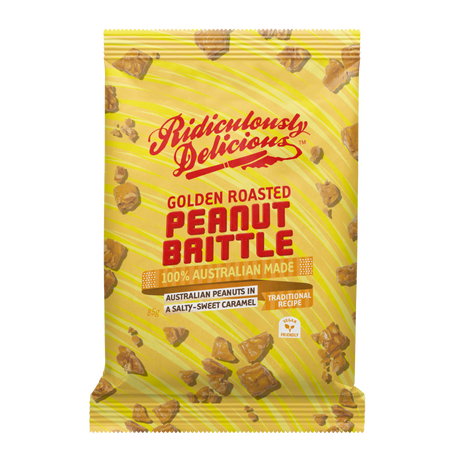 Product image of The Ridiculously Delicious Nut Butter Company Australian Peanut Brittle Snack Pack 85g