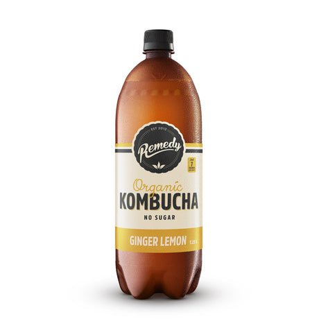 Product image of Remedy Ginger Lemon Kombucha 1.25L
