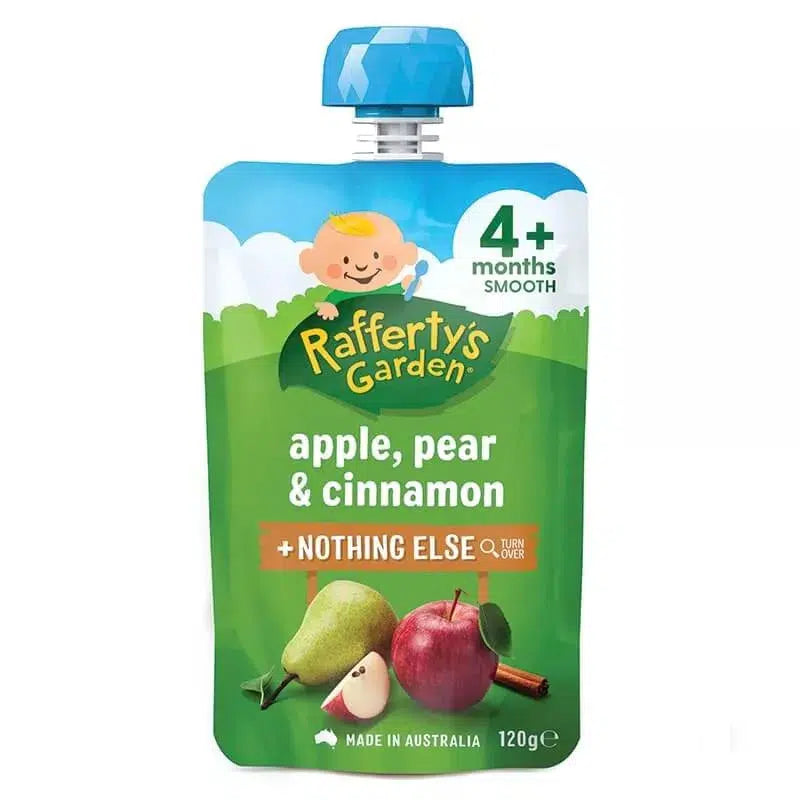 Rafferty's Garden Apple Pear & Cinnamon 4+ Months 120g