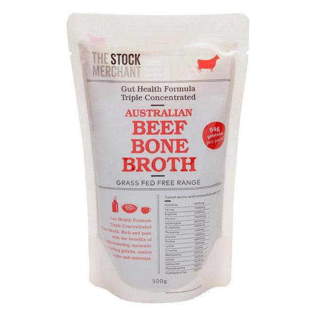 Product image of The Stock Merchant Gut Health Beef Bone Broth 500g