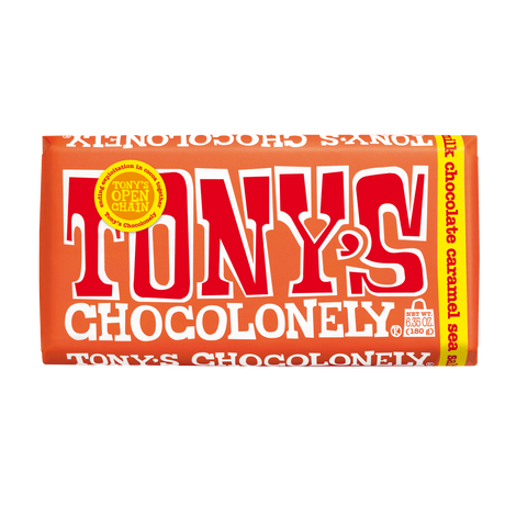 Product image of Tony's Chocolonely Milk Caramel Sea Salt 180g
