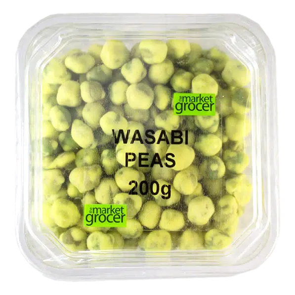 The Market Grocer Wasabi Peas 200g