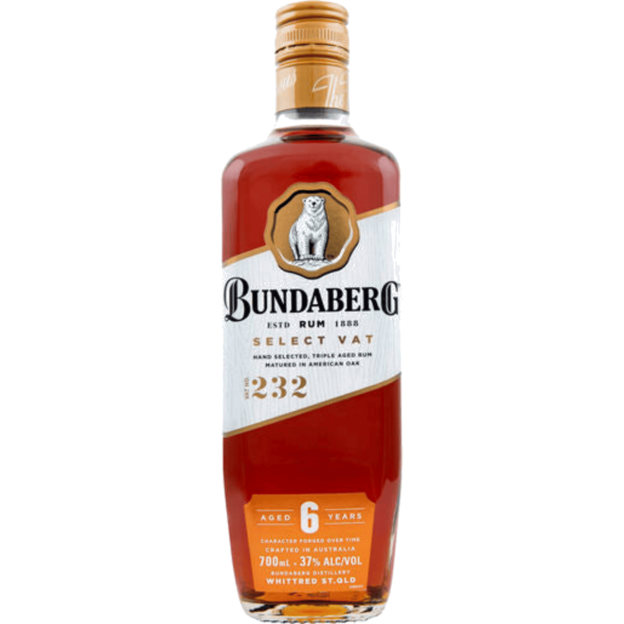 Bundaberg Select Vat Rum 6Y/O 700ml