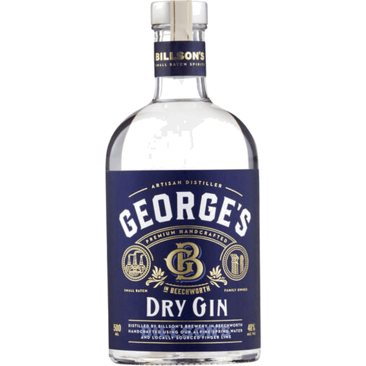 Billson's George's Dry Gin 500ml