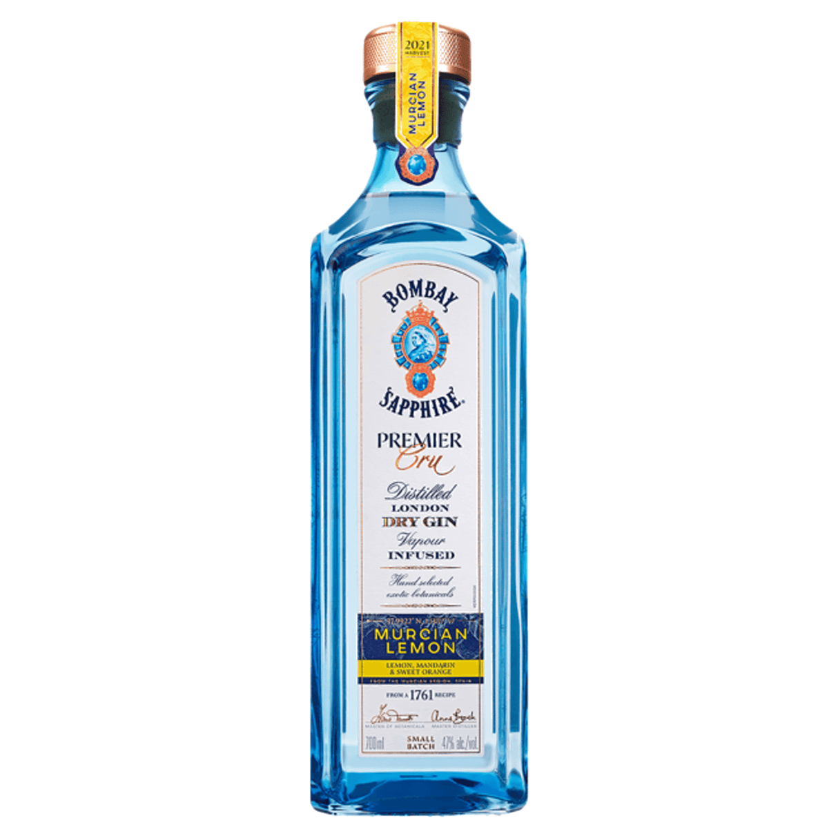 Bombay Premier Cru London Dry Gin Murcian Lemon 700ml