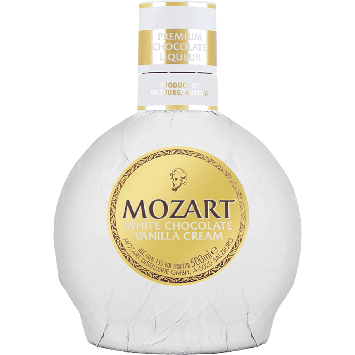 Mozart White Chocolate Vanilla Cream Liqueur 500ml
