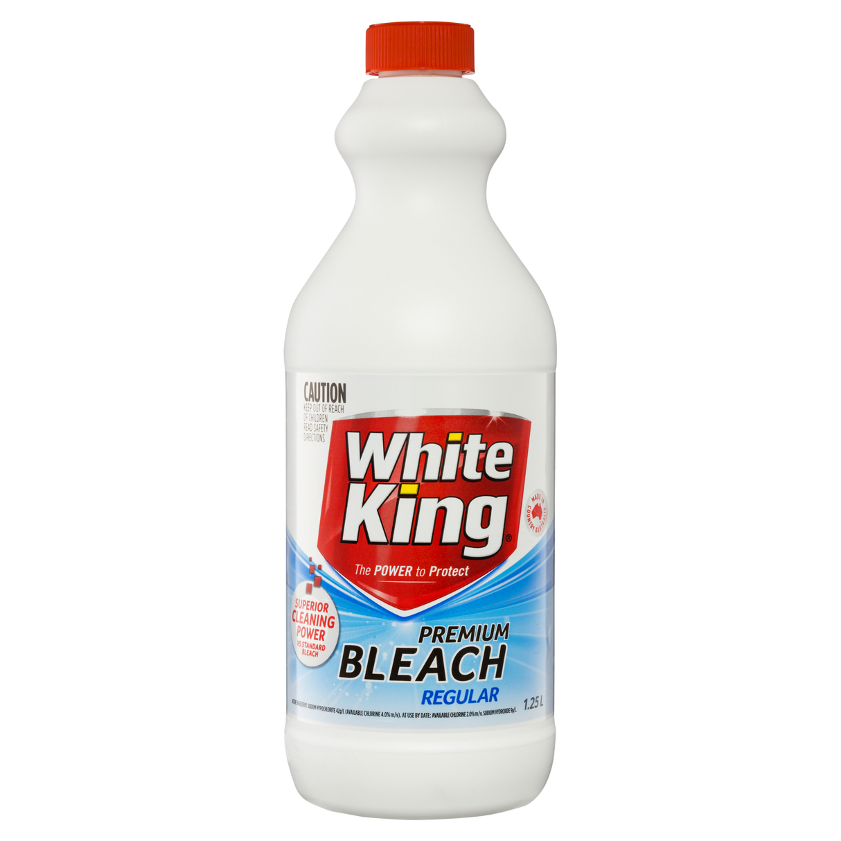 White King Premium Bleach Regular 1.25l