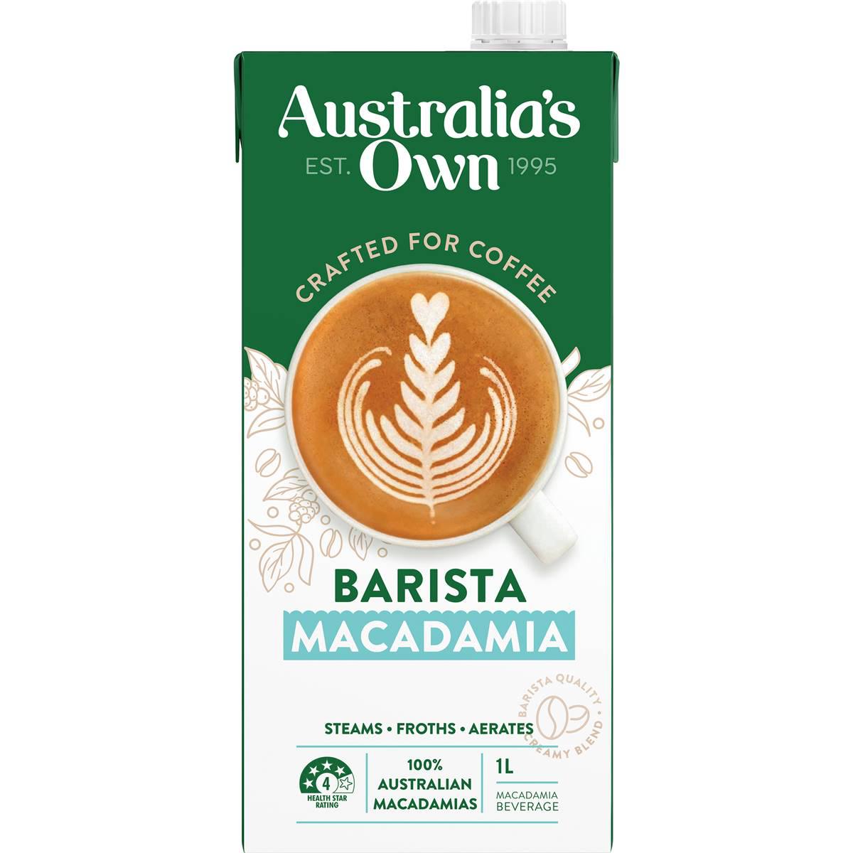 Australia's Own Barista Macadamia Milk 1l