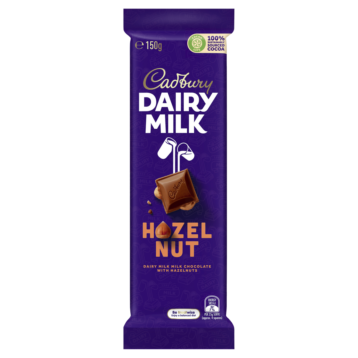 Cadbury Dairy Milk Hazelnut 150g