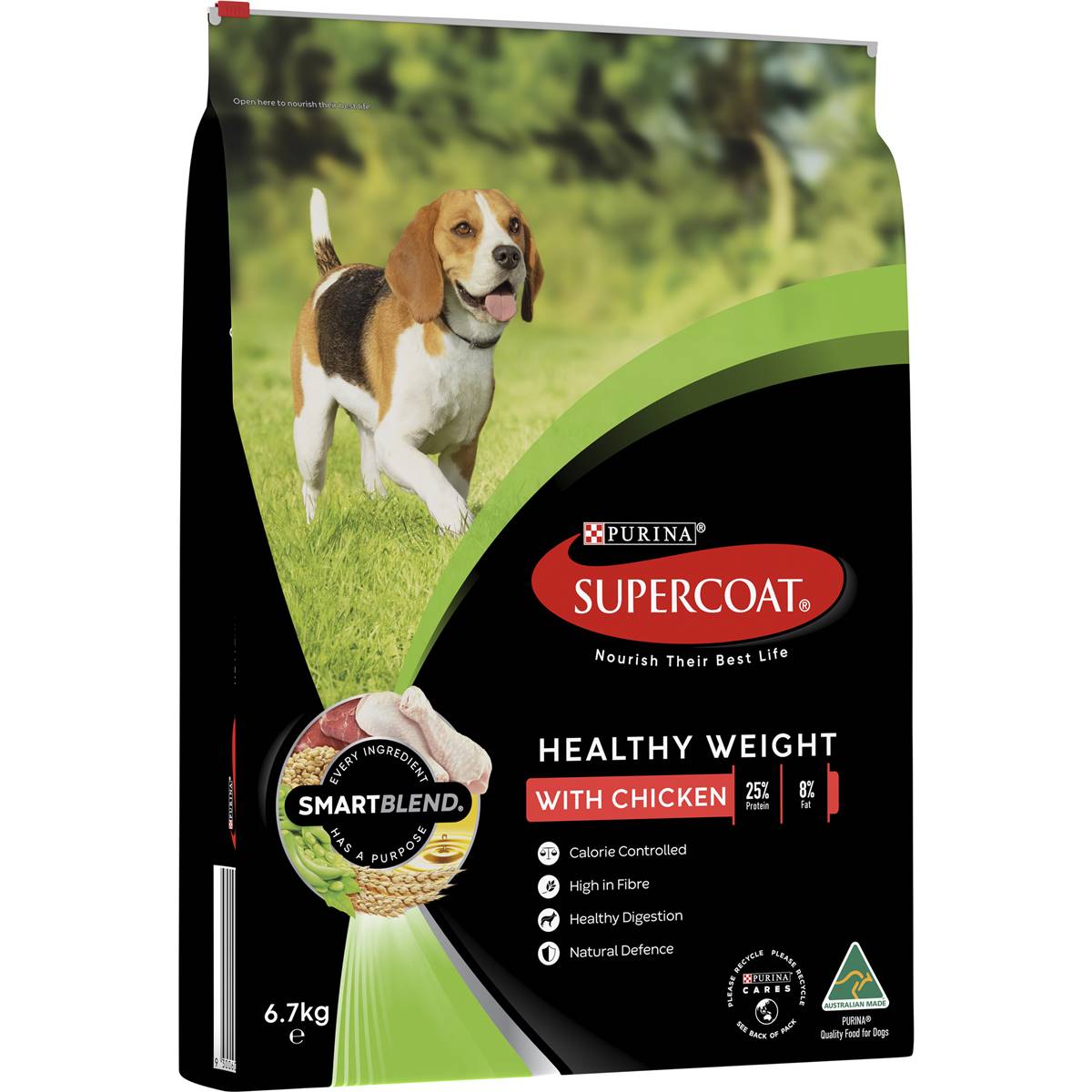 Supercoat Adult Healthy Weight Chicken Dog Food 6.7kg