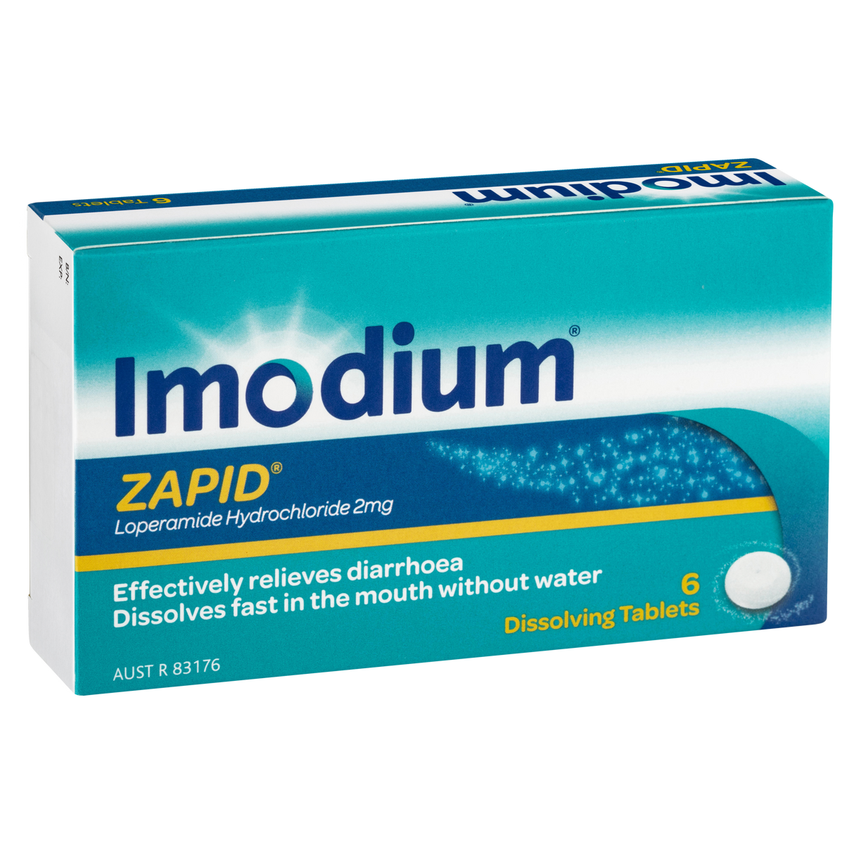 Imodium Zapid Diarrhoea Treatment Dissolving Tablets 6 Pack