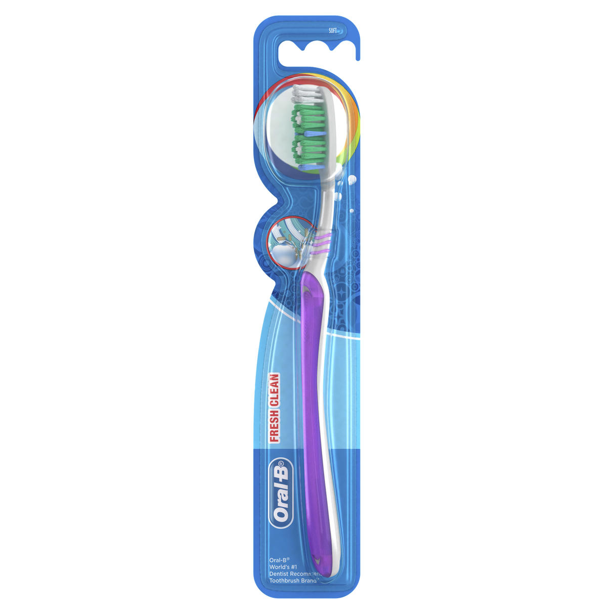 Oral-B All Rounder Fresh Clean Soft Toothbrush 1 Pack