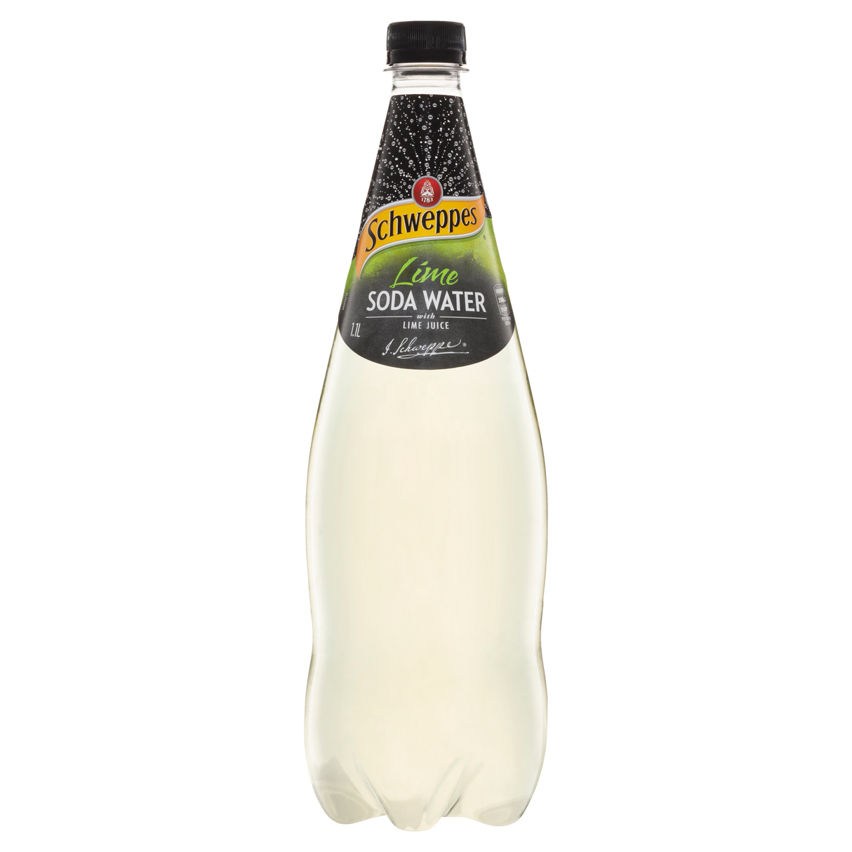 Schweppes Lime Soda Mixer with Lime Juice 1.1l