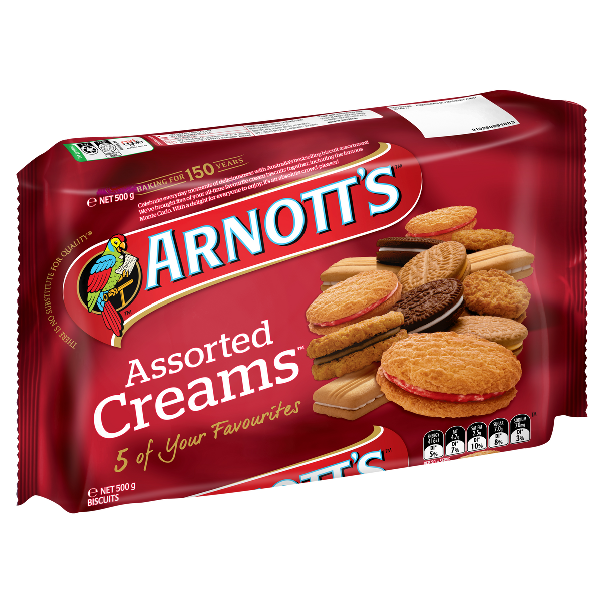 Arnott's Assorted Creams 500g