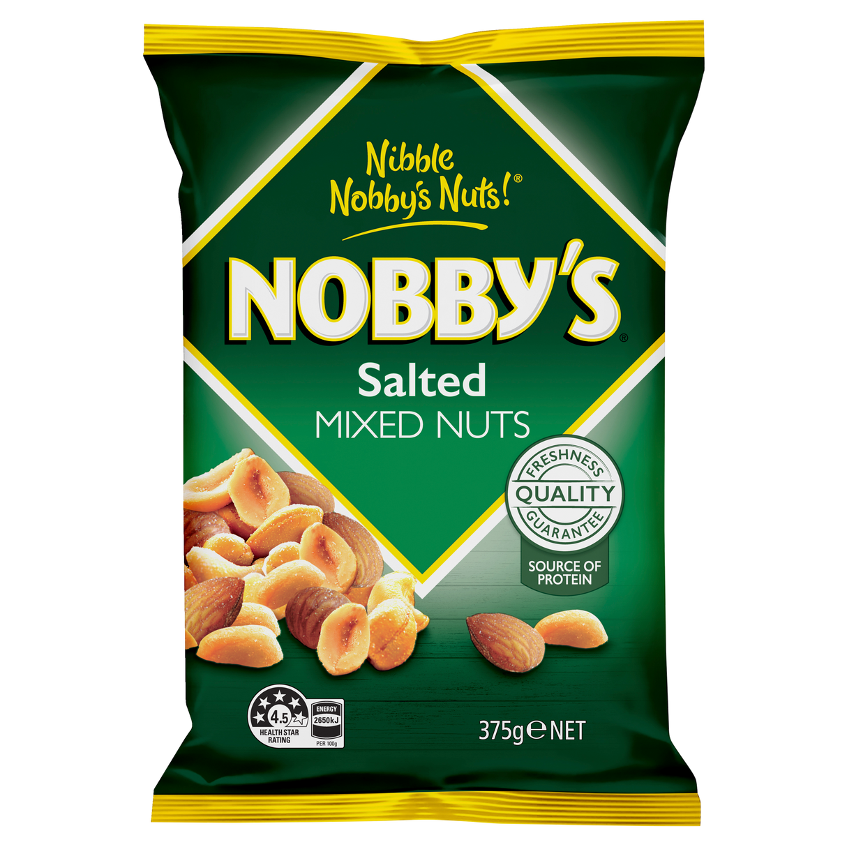 Nobby's Salted Mixed Nuts 375g