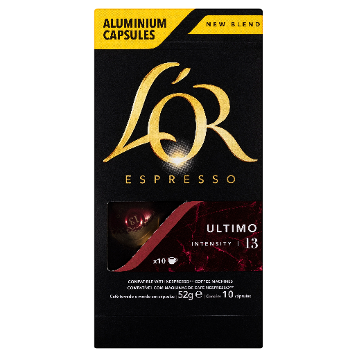 L'or Espresso Ultimo Intensity 13 Coffee Capsules 10 Pack