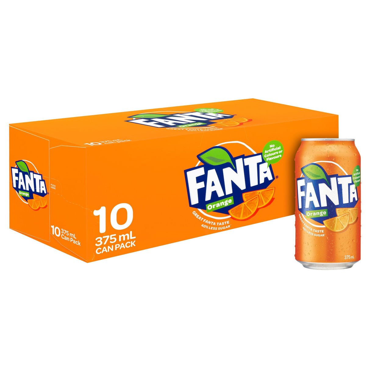 Fanta Orange Cans 10x375ml