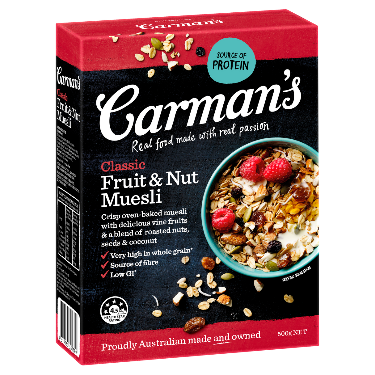 Carman's Classic Fruit & Nut Muesli 500g