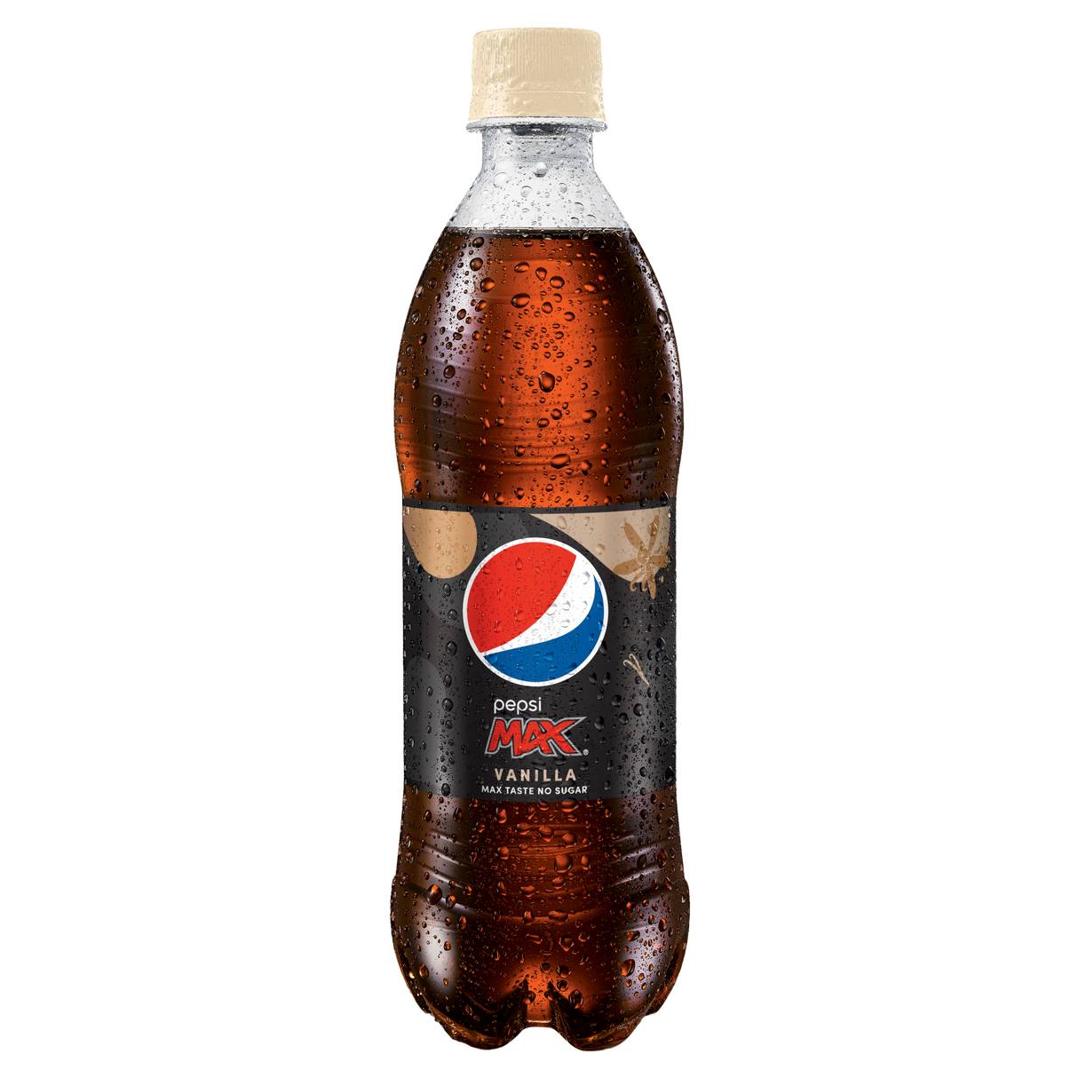 Pepsi Max No Sugar Vanilla Soda Bottle 600ml