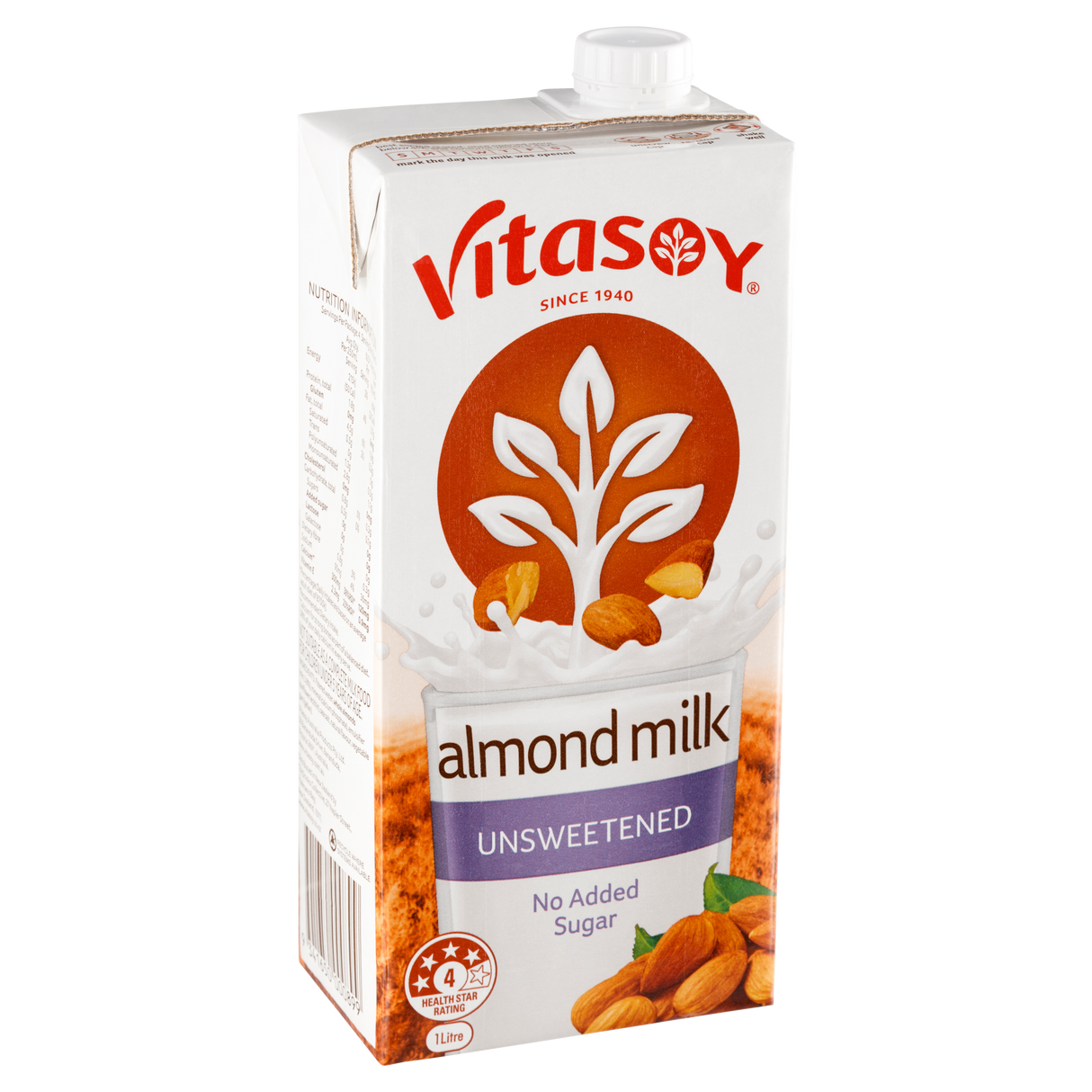Vitasoy Almond Milk Unsweetened 1l