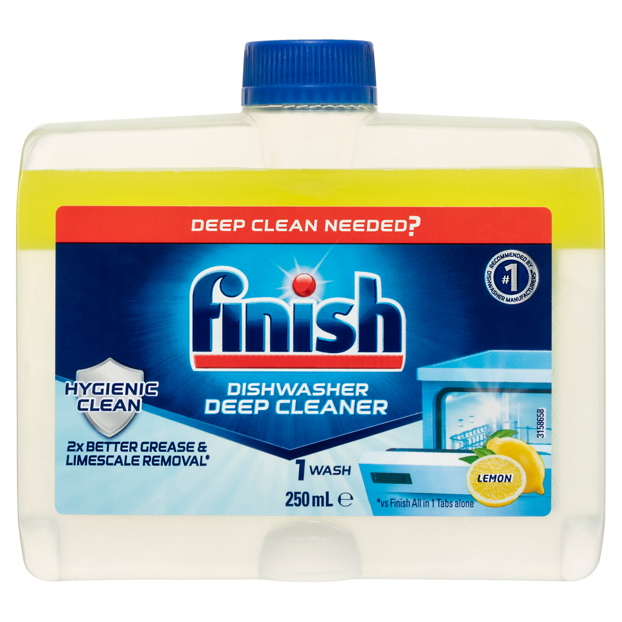 Finish Dishwasher Cleaner Lemon 250ml
