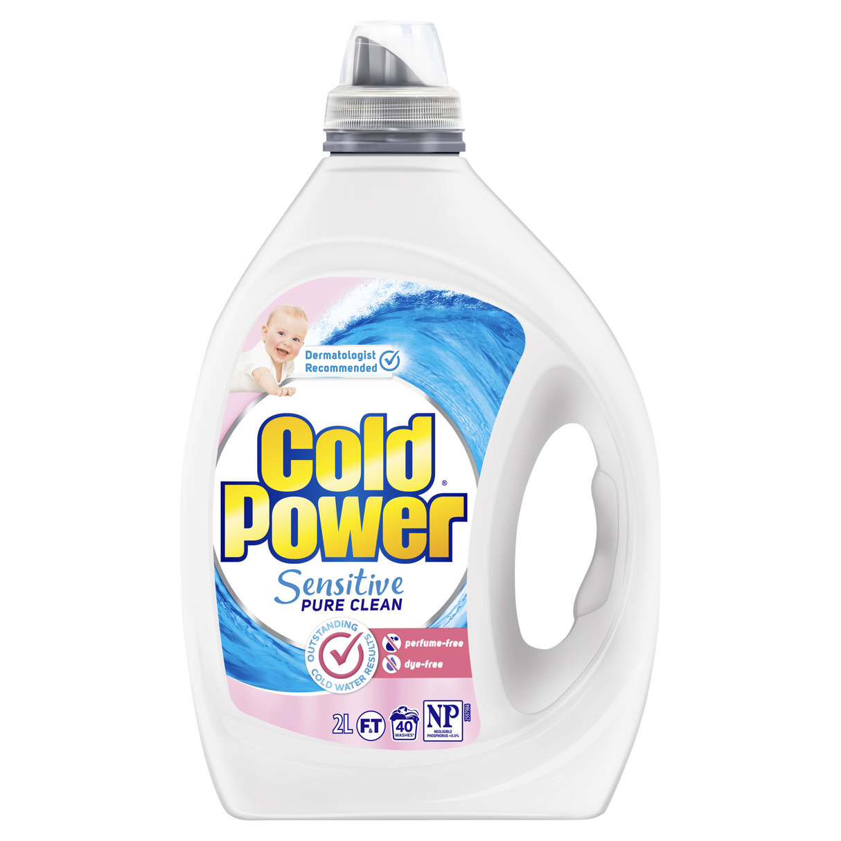 Cold Power Sensitive Pure Clean Washing Liquid Laundry Detergent 2l