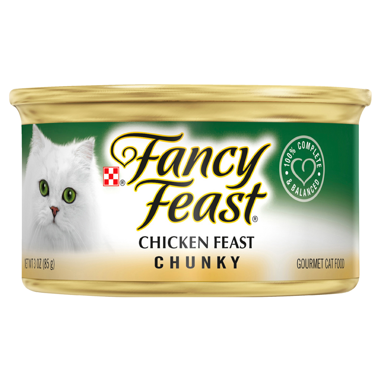 Fancy Feast Adult Classic Chicken Chunky Wet Cat Food 85g