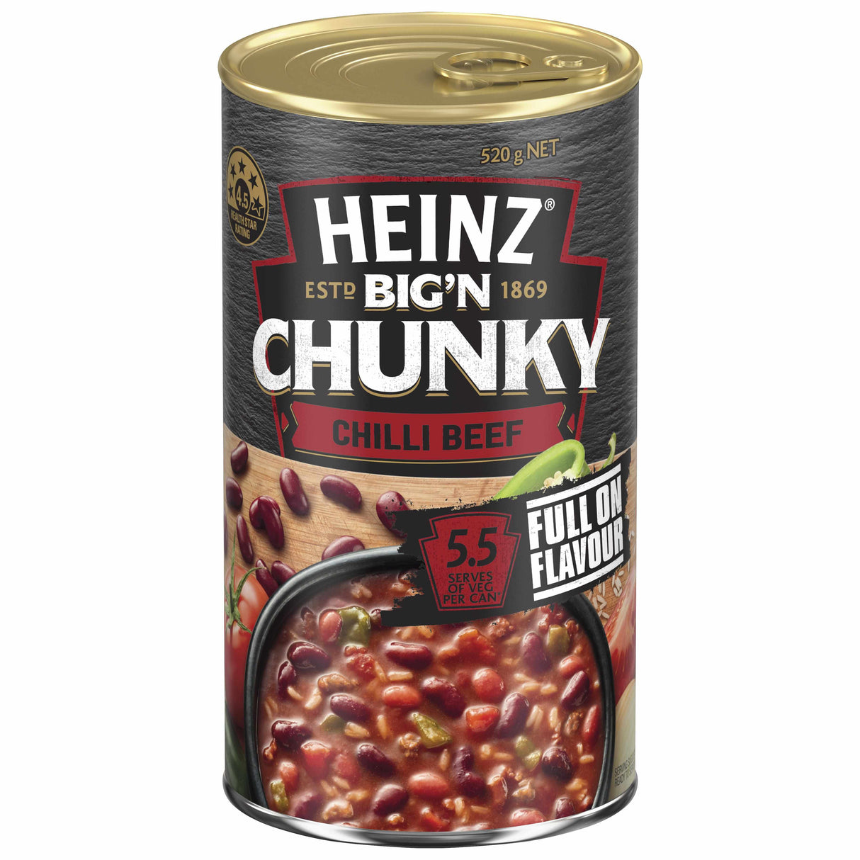 Heinz Big'N Chunky Chilli Beef Soup 520g