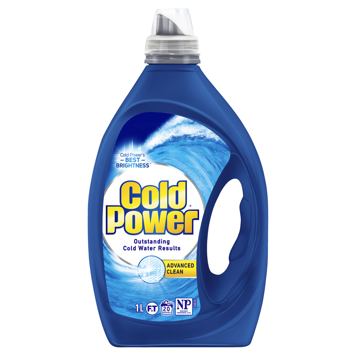 Cold Power Advanced Clean Laundry Liquid Front & Top Loader 1l