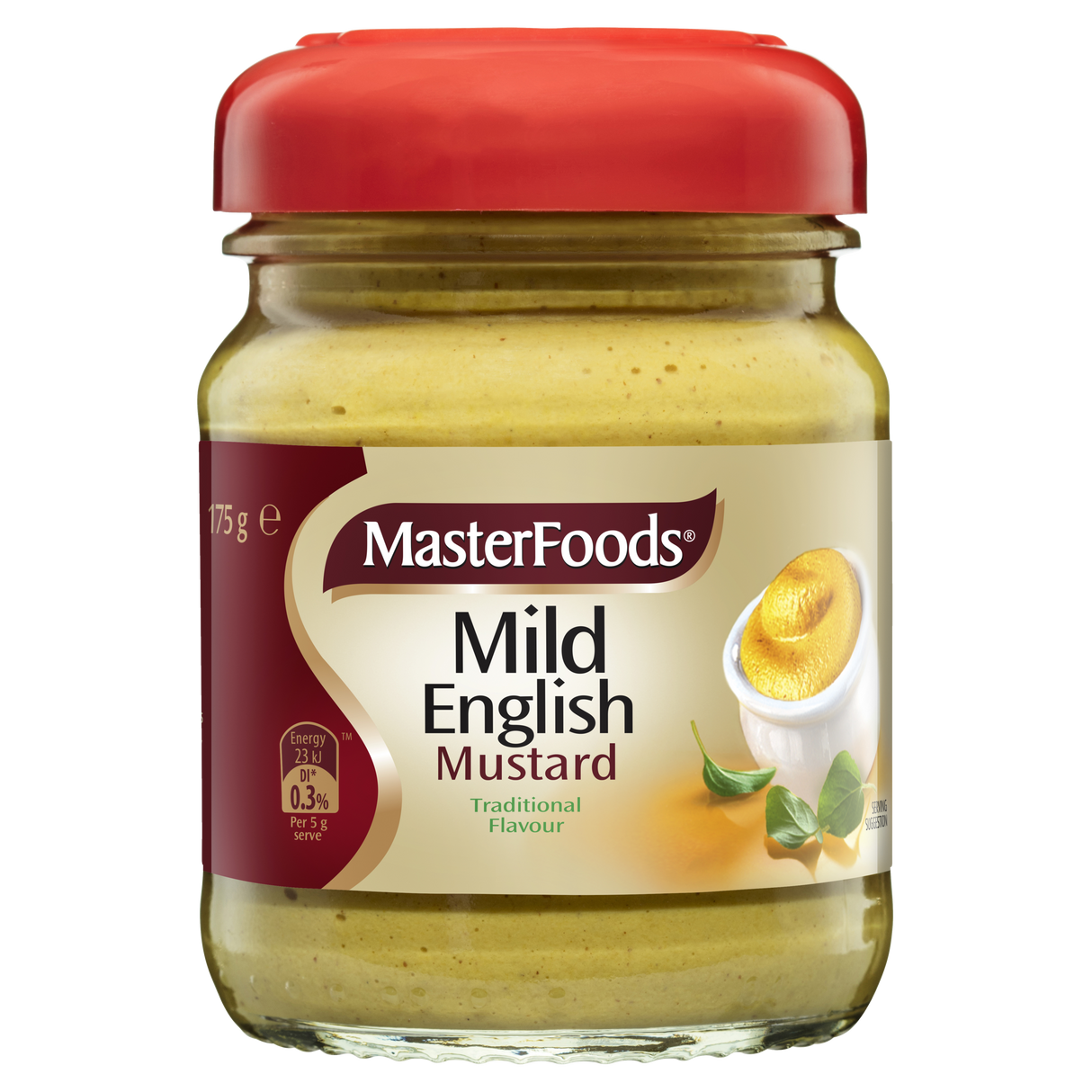 MasterFoods Mild English Mustard 175g
