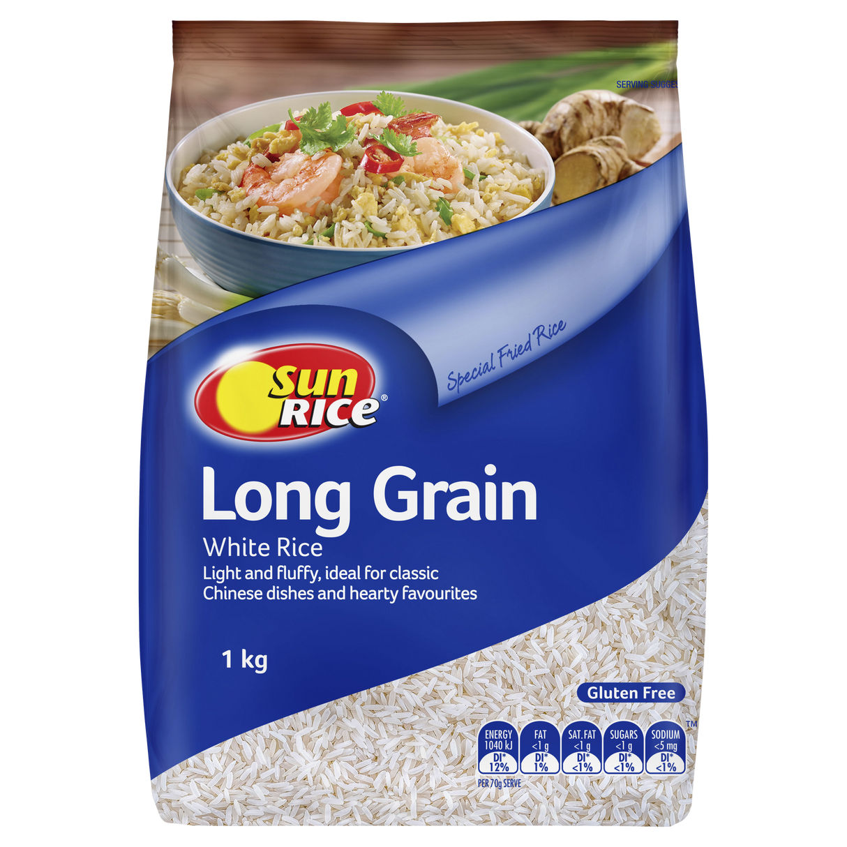 SunRice White Rice Long Grain 1kg