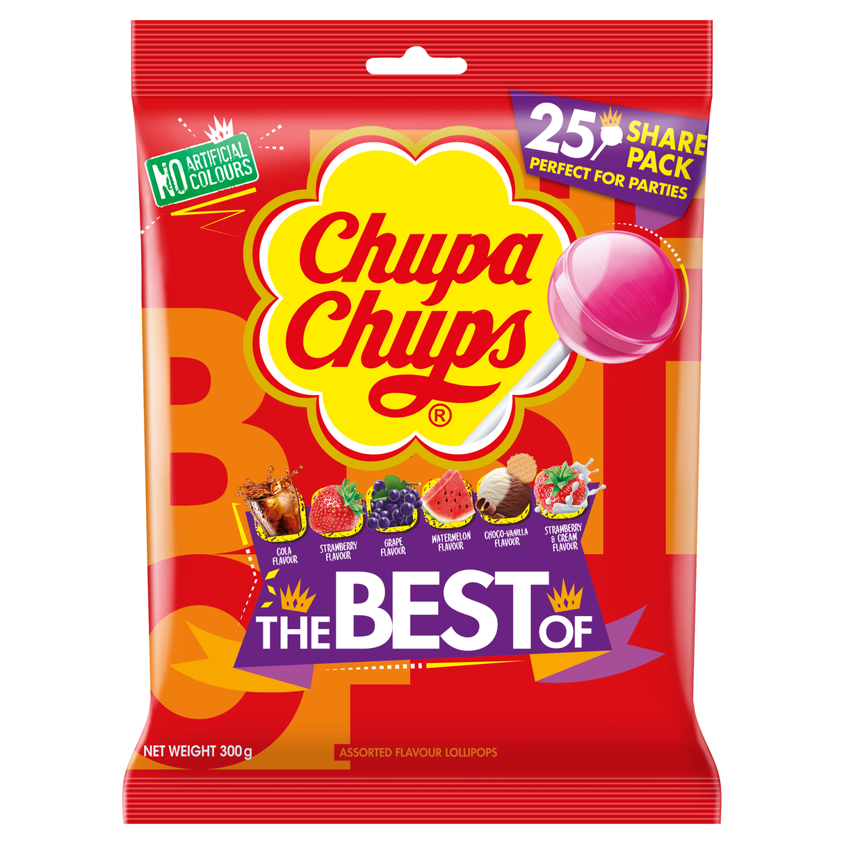 Chupa Chups The Best Of Lollipops 25 Pack