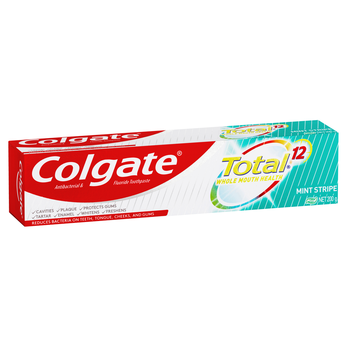Colgate Total Mint Stripe Toothpaste Gel 200g