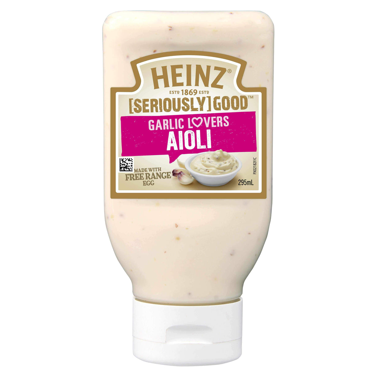 Heinz [SERIOUSLY] GOOD Garlic Lovers Aioli Mayonnaise 295ml