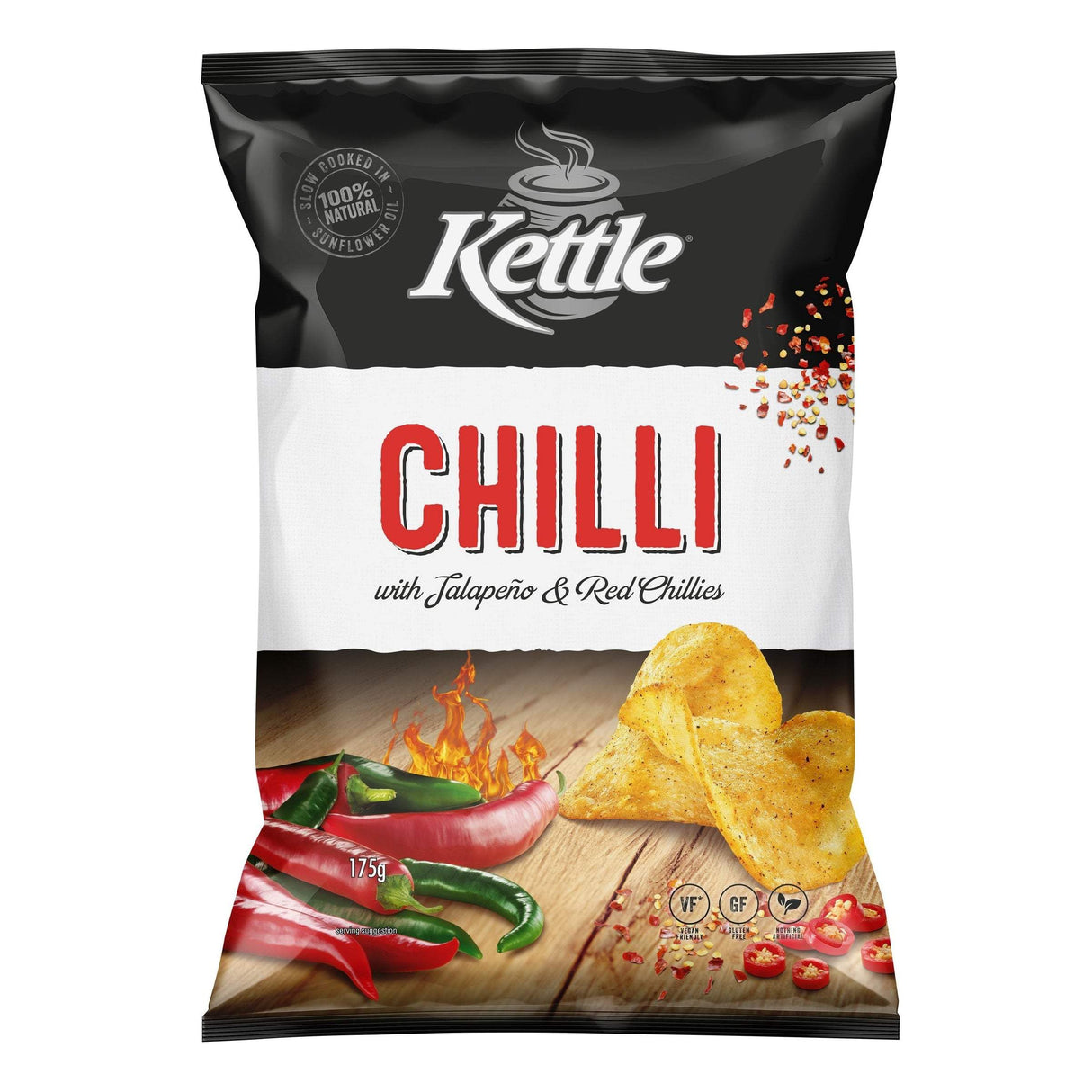 Kettle Chilli Flavoured Potato Chips 175g